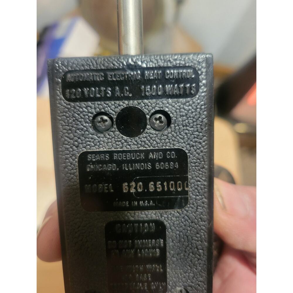 Vintage Kenmore Sears 620.651000 Automatic Electric Heat Control Probe 1500W USA - Picture 6 of 7